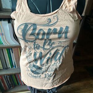 Harley-Davidson Born to be Wild L motorcycle Bikercore tank